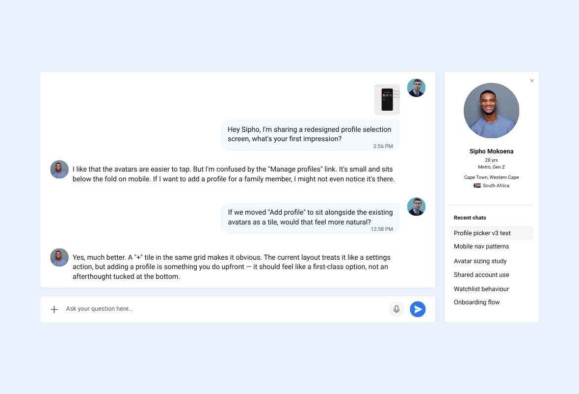 Ask and get answers in seconds