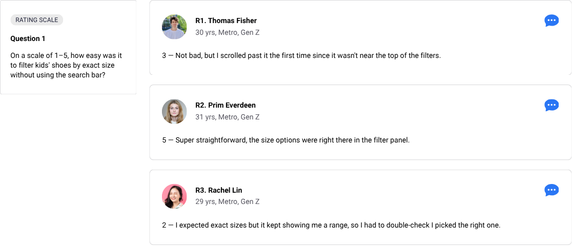Ask follow-up questions to close the loop