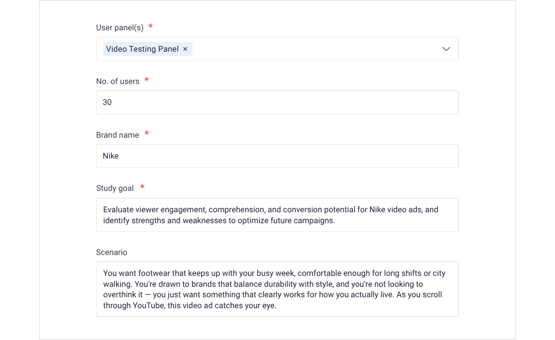 Evaluate multiple variants for different marketing channels